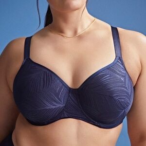 NEW Sculptresse by Panache Illuminate Full Cup Underwire Bra 10701 French Navy